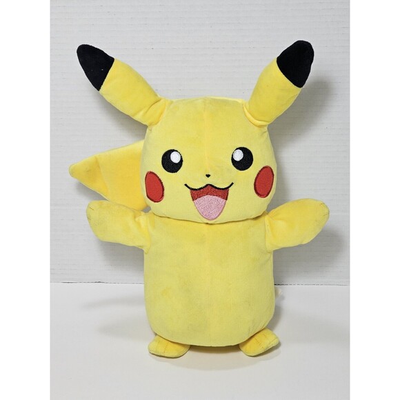 Pikachu Official Pokemon My Friend Tomy 2021 Talking & Light Up Cheeks Plush Toy - Picture 11 of 12